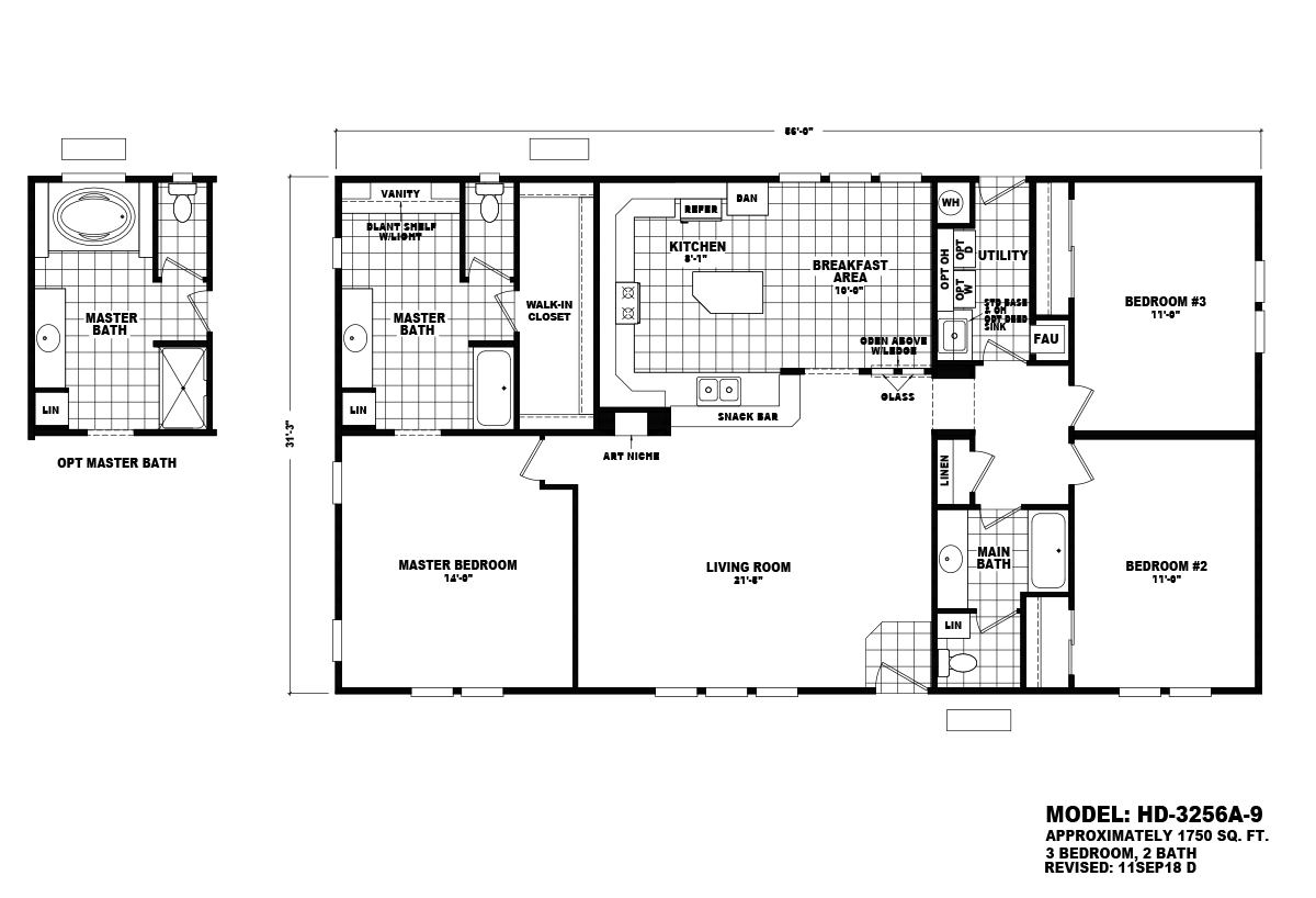Homes Direct Value HD3256A9 from Cavco Home Center of South Tucson